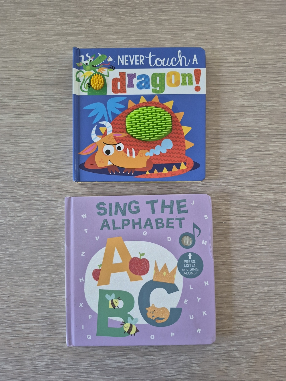 Never Touch a Dragon & Sign the Alphabet _ Board Book